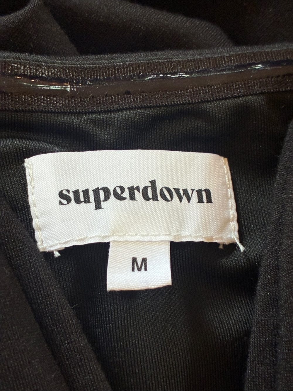 Superdown Revolve Strapless Black Maxi Dress with Front Slit - Picture 9 of 11